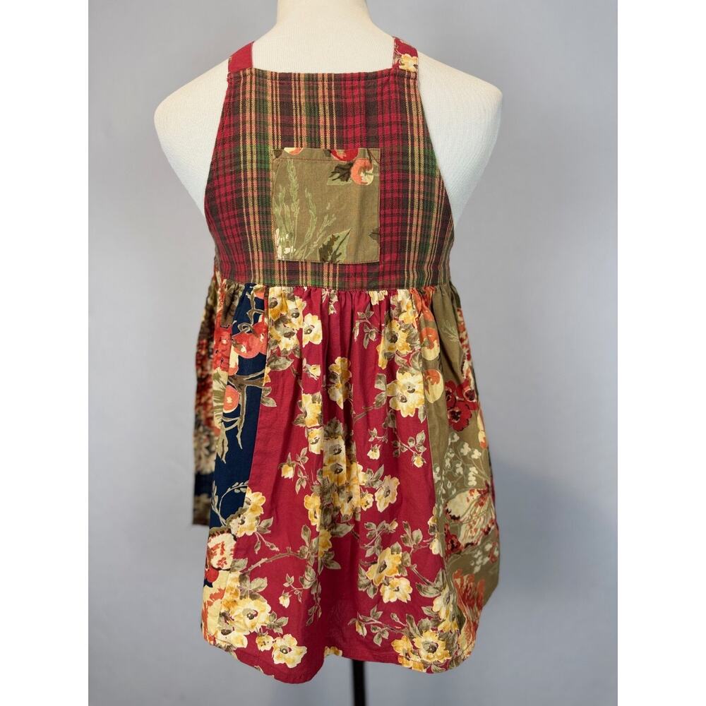 April Cornell Girls Kids Apron‎ Small Floral Spring Cottagecore Farmhouse Sweet